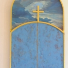 Altartavla skapad 2006 av Monica Strandberg, Ryssby kyrka, Rockneby